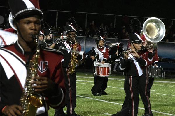 North County High School Marching Band Performing